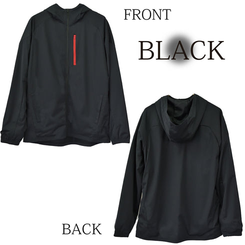 ジャケット メンズ 撥水 防風 軽量 ユニセックス おしゃれ 無地 カーキ(FL22SS-008M-kh)