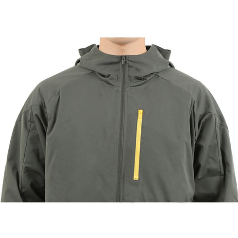 ジャケット メンズ 撥水 防風 軽量 ユニセックス おしゃれ 無地 ブルー(FL22SS-008M-bl)