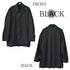 コート メンズ ステンカラー 撥水 防風 軽量 おしゃれ 無地 ブラック(FL22SS-009M-bk)