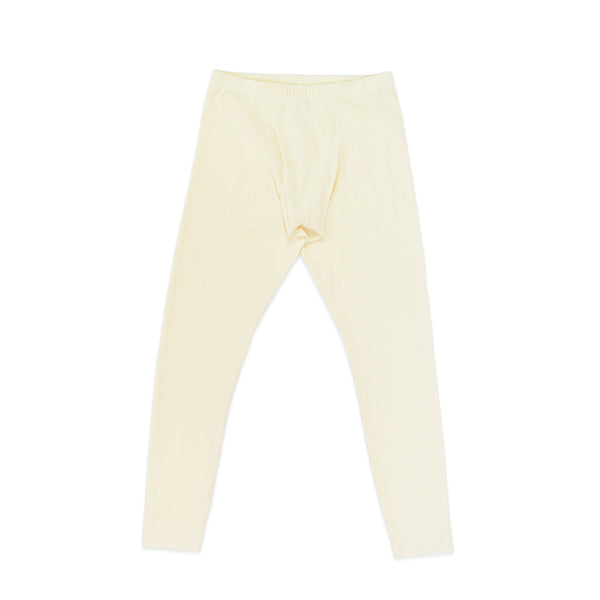 【日本製】 超極暖 レギンス メンズ インナーパンツ 裏起毛 暖かい 保温 ストレッチ 無地 オフホワイト(22FWCK-03p-owh)