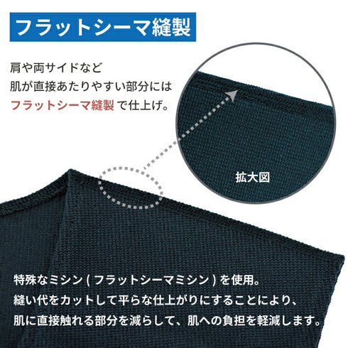 【日本製】 涼しいインナー メンズ ノースリーブ タンクトップ Vネック 速乾 肌着 無地 アゼック ベージュ(22SS0002-be)