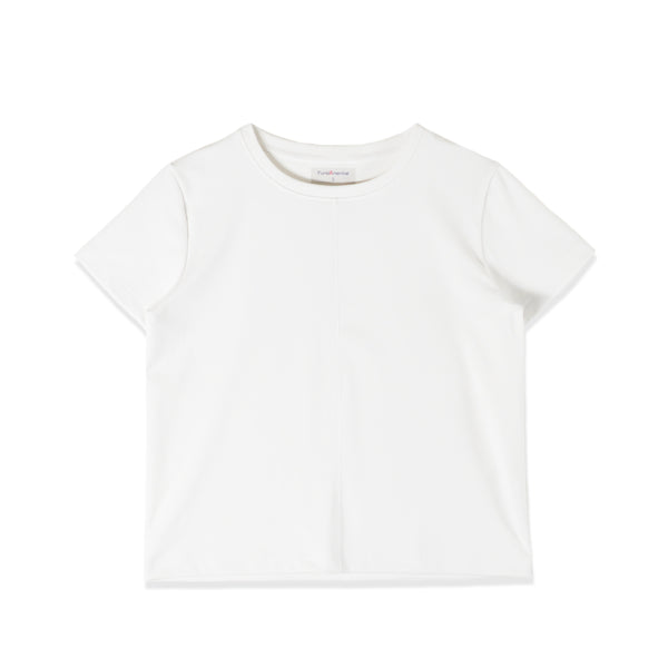 【日本製】 tシャツ 半袖 ユニセックス パフォーマンスtシャツ アドエルム エコ楽 無地 クルーネック 丸首 ベアスムース エコ素材 ホワイト(Makuake-W05-3-wh)