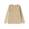 【日本製】 tシャツ 長袖 メンズ ボートネック 綿100% 無地 ハードコットン ベージュ(FL22FW-004M-be)