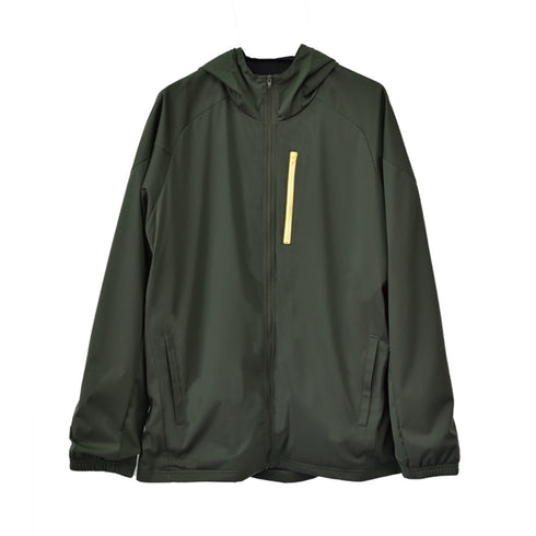 ジャケット メンズ 撥水 防風 軽量 ユニセックス おしゃれ 無地 カーキ(FL22SS-008M-kh)