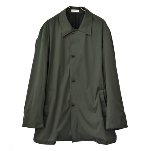 コート メンズ ステンカラー 撥水 防風 軽量 おしゃれ 無地 カーキ(FL22SS-009M-kh)