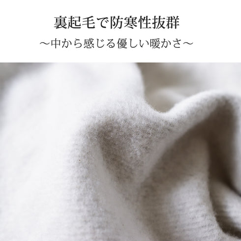 【日本製】 カーディガン メンズ 裏起毛 暖かい 肉厚コットン 無地 ポケット グレー杢(FL23FW-006-gr)