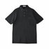 ポロシャツ メンズ 半袖 綿100% スラブ天竺 無地 ボタンダウン ブラック(FL23SS-006M-bk)