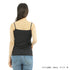 【日本製】 キャミソール レディース インナー 吸水速乾 UVカット 無地 エコ素材 ベア天竺 ホワイト(FL24SS-008-wh)