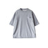 【日本製】 tシャツ メンズ 半袖 ビッグシルエット 吸水速乾 クルーネック ワンポケット 無地 グレー(FL24SS-009-gr)
