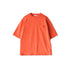 【日本製】 tシャツ メンズ 半袖 ビッグシルエット 吸水速乾 クルーネック ワンポケット 無地 オレンジ(FL24SS-009-or)