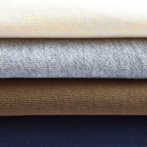 【日本製】パーカー メンズ スウェット フルジップ 裏毛素材 オフホワイト(FL25FW-001-owh)