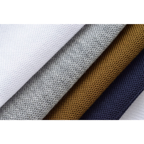 ポロシャツ メンズ 長袖 カノコ 速乾 無地 ワイドカラー ネイビー(FL25FW-005-na)