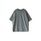 【日本製】tシャツ メンズ 半袖 ラグラン オーバーサイズ クルーネック 無地 ブルーグレー(FL26SS-003-blg)