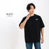 【日本製】tシャツ メンズ 半袖 ラグラン オーバーサイズ クルーネック 無地 ブラック(FL26SS-003-bk)