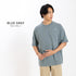 【日本製】tシャツ メンズ 半袖 ラグラン オーバーサイズ クルーネック 無地 ブラック(FL26SS-003-bk)