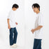 【日本製】tシャツ メンズ 半袖 ラグラン オーバーサイズ クルーネック 無地 ブラック(FL26SS-003-bk)