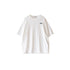 【日本製】tシャツ メンズ 半袖 ラグラン オーバーサイズ クルーネック 無地 ホワイト(FL26SS-003-wh)