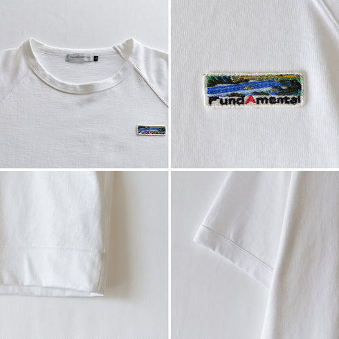 【日本製】tシャツ メンズ 半袖 ラグラン オーバーサイズ クルーネック 無地 ブラック(FL26SS-003-bk)