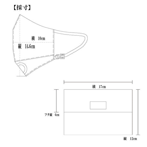 【日本製】 抗菌マスク 洗える 布マスク オーガニックコットン 無地 ケース付 クレンゼ サックス(MG-1-sa)