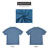 【日本製】 tシャツ メンズ 半袖 消臭 オーガニックコットン 綿100% クルーネック 無地 ミッドナイトブルー(2022-TS1-mid)