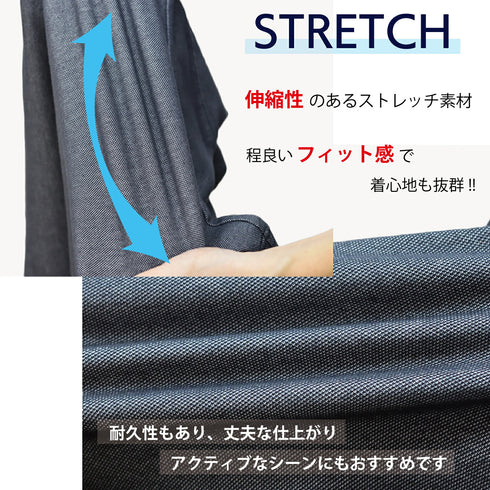 Polo shirt, stand-collar shirt, made from Japanese fabric, sweat-absorbing, quick-drying, easy-care, cotton/polyester, FL22FW-002M, men's