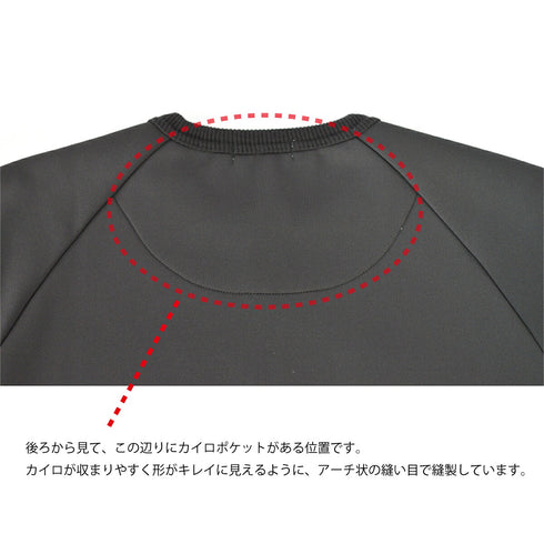 【日本製】 サイクリング プルオーバー メンズ 裏起毛フリース 暖かい 軽い ハーフジップ セットアップ 無地 グレー(YMT-004-gr)