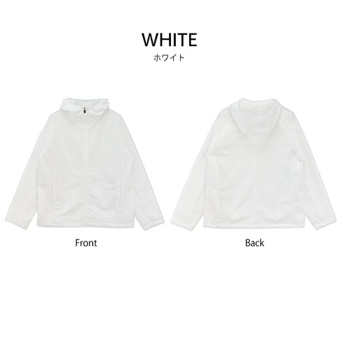 ジャケット メンズ フルジップパーカー 長袖 撥水 防風 UVカット ポケット 無地 グレー(FL23SS-007M-gr)