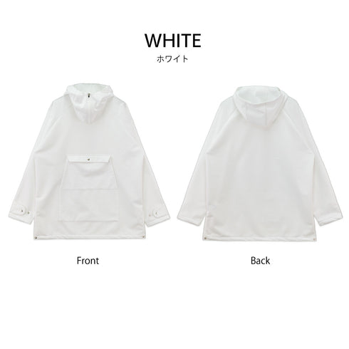 マウンテンパーカー メンズ プルオーバー 長袖 撥水 防風 UVカット ポケット 無地 グレー(FL23SS-008M-gr)