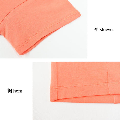 【日本製】 tシャツ レディース 半袖 デザインカットソー ボートネック 軽い イージーケア 綿モダール コットン 無地 ネイビー(FL23SS-0011W-na)