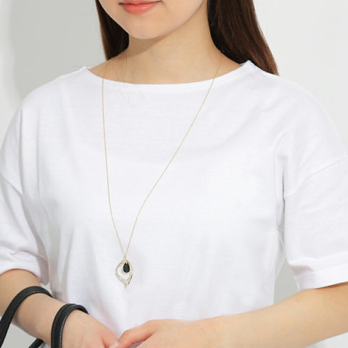 【日本製】 tシャツ レディース 半袖 透けない 大きいサイズ ボートネック 綿100% ハードコットン ネイビー(FL23SS-016W-na)