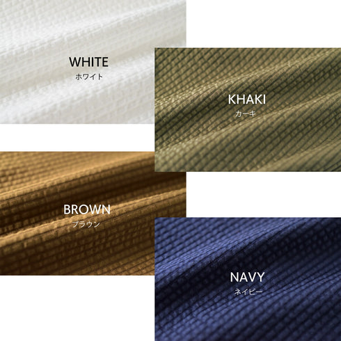 ポロシャツ メンズ 半袖 涼しい 軽い 無地 サッカー生地 レギュラーカラー ホワイト(FL23SS-003M-wh)