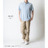 Short-sleeved polo shirt, polo shirt for men, made in Japan, short sleeve, striped, cool biz, easy care, organic, spkj23-031