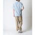 Short-sleeved polo shirt, polo shirt for men, made in Japan, short sleeve, striped, cool biz, easy care, organic, spkj23-031
