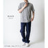 Short-sleeved polo shirt, polo shirt for men, made in Japan, short sleeve, striped, cool biz, easy care, organic, spkj23-031