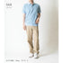 Short-sleeved polo shirt, polo shirt for men, made in Japan, short sleeve, 100% cotton, cool biz, spkj23-038