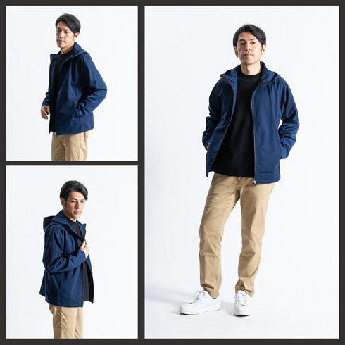 【日本製】 tシャツ メンズ 長袖 ゆったりサイズ クルーネック 丸首 無地 綿100% スムース天竺 ブラック(FL23FW-002-bk)