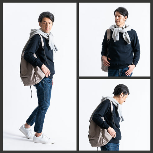 【日本製】 スウェット メンズ トレーナー 長袖 裏起毛 暖かい 無地 クルーネック 丸首 グレー杢(FL23FW-004-gr)