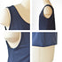 【日本製】 タンクトップ レディース インナー 吸水速乾 UVカット 無地 クルーネック エコ素材 カノコ ネイビー(FL24SS-006-na)