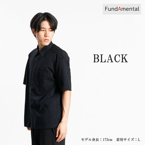 【日本製】 シャツ メンズ 半袖 大きいサイズ ワンポケット 無地 オーガニックコットン 綿100% ボックスシルエット ホワイト(FL24SS-002-wh)