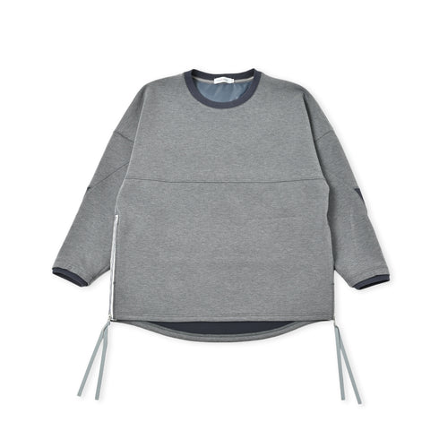 【日本製】 スウェットトレーナー 長袖 プルオーバー 柔らかい UVカット ポケット カイロポケット 無地 ユニセックス YAMITSUKI グレー(Makuake-W04-gr)