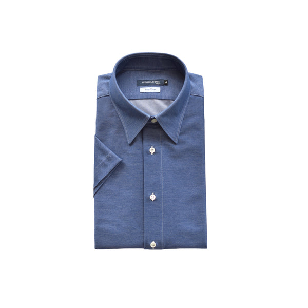 Short-sleeved shirt, short sleeves, made in Japan, men's short-sleeved shirt, linen, regular collar, SHKJ23-033