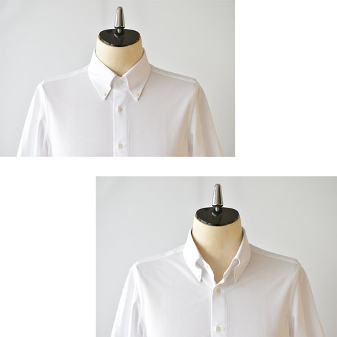 【日本製】 ワイシャツ メンズ ビジネス 半袖 ボタンダウン 吸水速乾 ノンアイロン 無地 イージーフォーマルシャツ ピンク(SHKN25-087-pi)