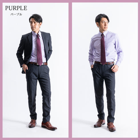 【日本製】 オックスフォードシャツ メンズ 長袖 ビジネス ワイシャツ ボタンダウン 無地 ブルー(SNFG23-048-bl)