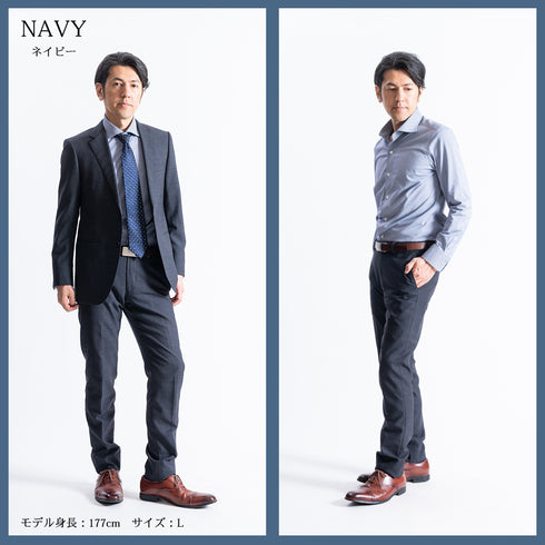 【日本製】 ワイシャツ メンズ ビジネス 長袖 イージーケア ノーアイロン 無地 ワイドカラー イージーフォーマルシャツ ピンク(SNKN23-050-pi)