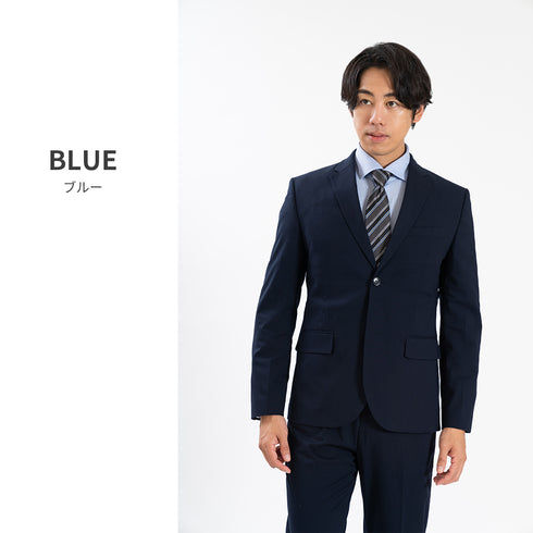 【日本製】 ビジネス ワイシャツ 長袖 メンズ 形態安定 ノンアイロン 綿100% ピケストライプ イージーフォーマルシャツ サックス(SNKN25-099-sa)