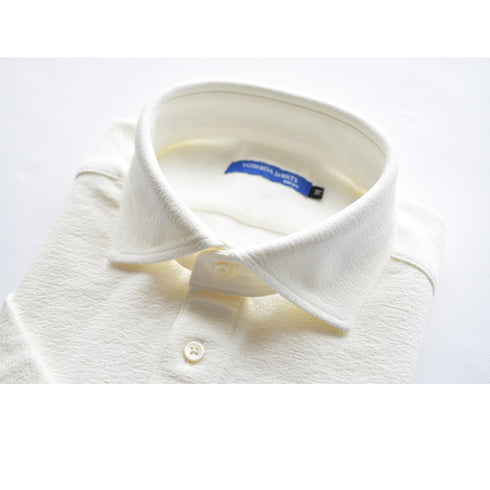 【日本製】 ポロシャツ メンズ 半袖 ビジネス 綿100% 天然素材 やわらかい ドライタッチ 無地 ワイドカラー カーキ(SPKB25-094-kh)