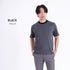 【日本製】tシャツ ジャケット ビジネス メンズ 半袖 ジャケット専用 抗菌効果 ピエクレックス ソリッドブラック(STKB24-085-sbk)