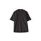 【日本製】 tシャツ メンズ 襟高 半袖 高級綿 ビジネスカジュアル ジャケット専用 無地 綿100% スビンプラチナム ブラック(stkb26-124-bk)