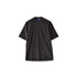 【日本製】 tシャツ メンズ 襟高 半袖 高級綿 ビジネスカジュアル ジャケット専用 無地 綿100% スビンプラチナム ブラック(stkb26-124-bk)