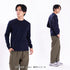 【日本製】 tシャツ メンズ 長袖 ビジネスカジュアル クルーネック 無地 綿100% ウルティマコットン ホワイト(stkb26-127-wh)